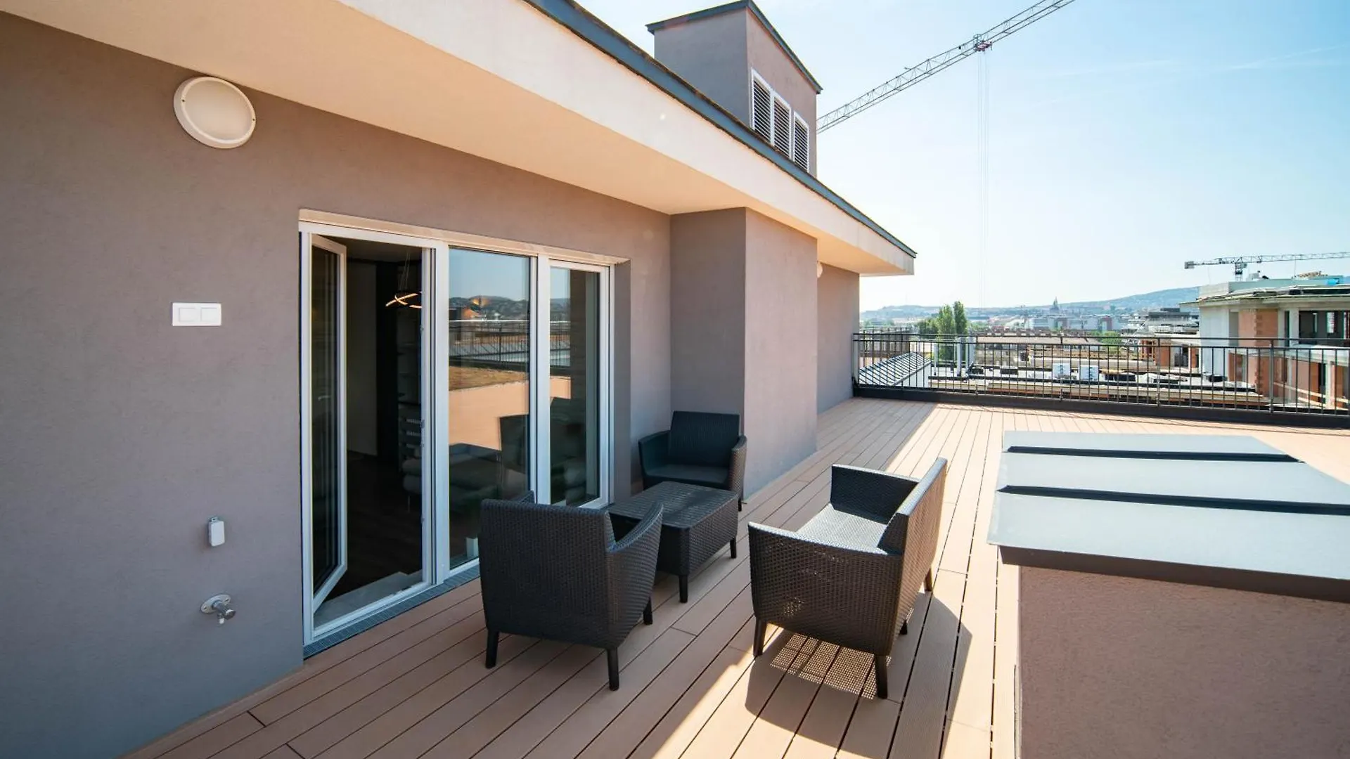 Rooftop Budapest 6Ppl Free Parking Apartment